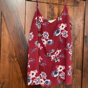 Floral tank top